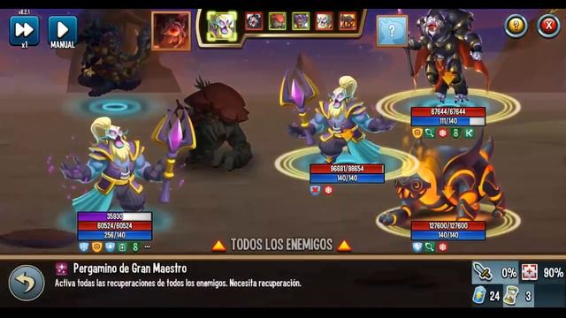 WARMASTER THALASSA (LV 130) COMBATES PVP - Monster Legends Review смотреть онлайн