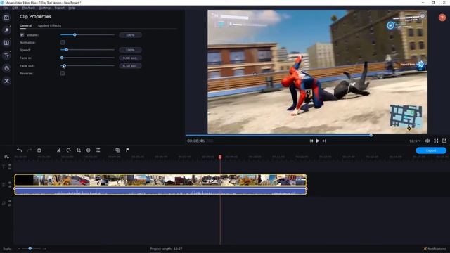 How To Fade in and Fade Out In Movavi Video Editor Plus 2020 смотреть онлайн