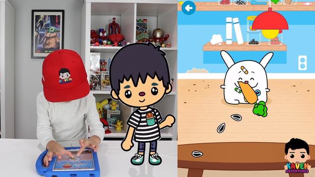 Toca Boca Pet Doctor Gameplay With Game Character | Pretend Play | Kaven App Reviews смотреть онлайн