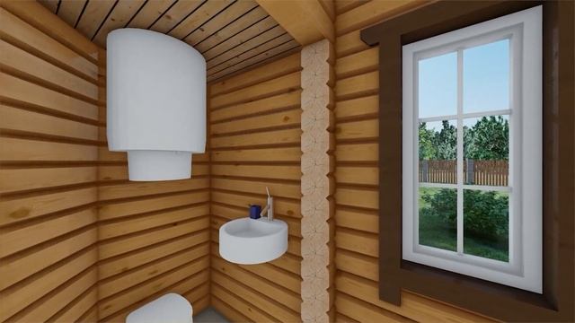 Русский лес Пермь | Баня 6 на 6 из профилированного бруса за три дня от производителя смотреть онлайн