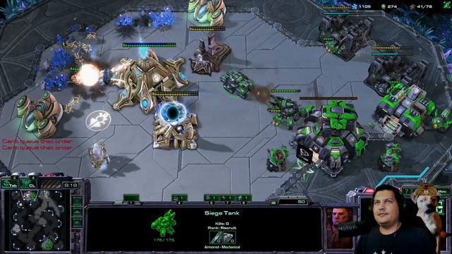 StarCraft 2 Terran vs Protoss Tank you for your support. смотреть онлайн