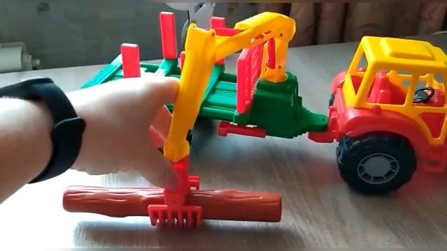 Закупка белорусских игрушек Полесье, обзор машин тракторов. Совместные закупки #джоинг смотреть онлайн