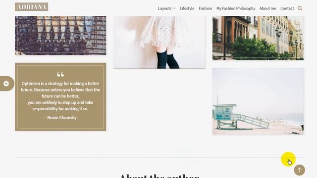 Downlaod Free Adriana - Fashion & Personal WordPress Theme With Project Files смотреть онлайн