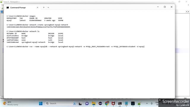 how to run the mysql docker image in the docker network смотреть онлайн