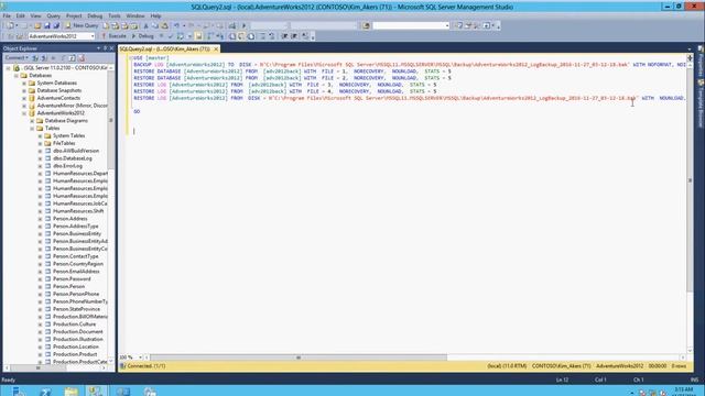 SQL 2012 Restore a Database смотреть онлайн