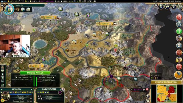 Civilization V - Four Corners Full Game - Day 18 of 27 Fallout смотреть онлайн