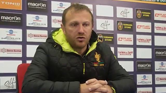 Terni, Roberto Breda dopo l'1 a 1 tra Ternana e Lanciano смотреть онлайн