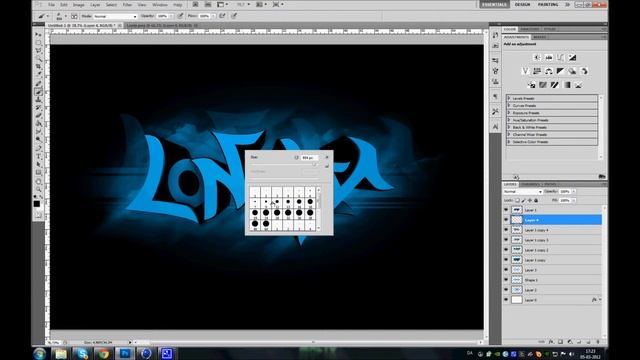 Photoshop cs5 / Cinema 4d - Graffiti speed art // Lonely смотреть онлайн
