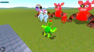 КАК ДАЛЕКО ВСЕ КАЧКИ АНИМАТРОНИКИ СМОГУТ ЗАБРАТЬСЯ ПО СТУПЕНЬКАМ ЛЕСТНИЦЫ В ГАРРИС МОД (Garry`s Mod