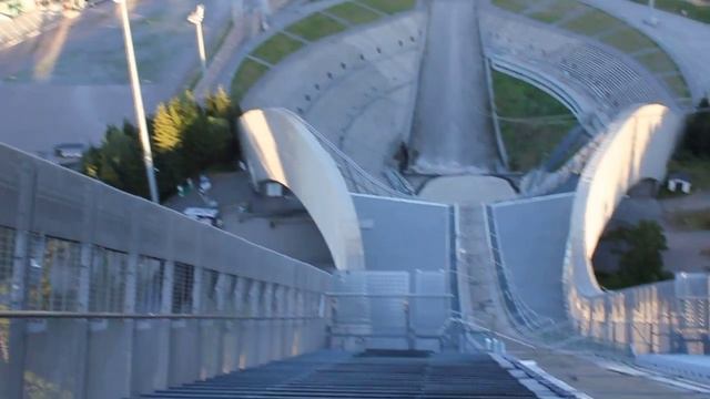 Вид с трамплина в Holmenkollen №2 смотреть онлайн
