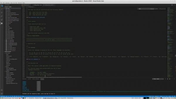 Tutorial - Firmware-Anpassung Marlin mit Visual Studio Code
