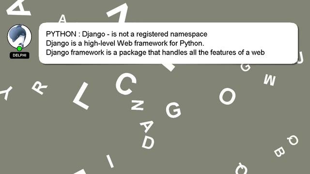 PYTHON : Django - is not a registered namespace смотреть онлайн