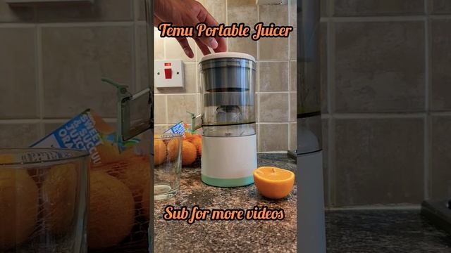 Portable Juicer from #Temu #juicer #citriusJucier #kitchen #food смотреть онлайн