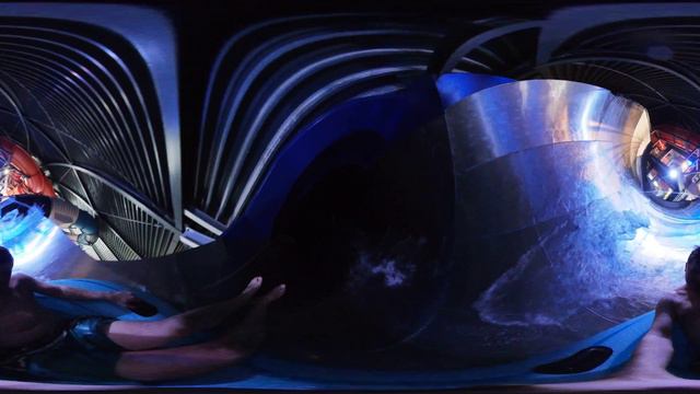 NOW OPEN! Big Bang Water Slide at GALAXY ERDING | 360° VR POV смотреть онлайн