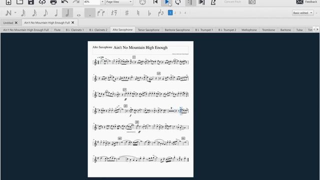 Recording Ain't No Mountain Alto Saxophone смотреть онлайн