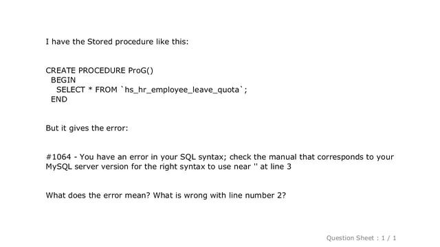 MySQL : MySQL error: You have an error in your SQL syntax; check the manual that corresponds to you смотреть онлайн