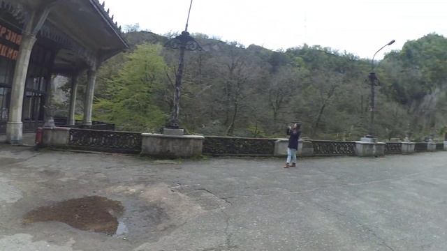 Заброшенная жд станция в Новом Афоне Постапокалипсис. смотреть онлайн