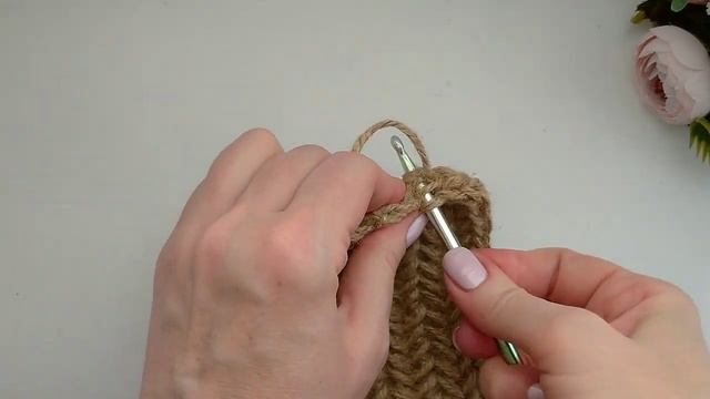 ? Самая трендовая модель летней сумки из ДЖУТА ? Сумка ТОУТ крючком. Вязаный мини ШОППЕР. смотреть онлайн