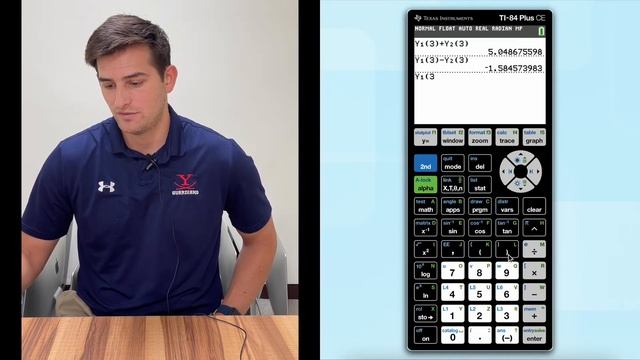 Perform Operations on Functions Using TI-84 Plus CE Graphing Calculator смотреть онлайн