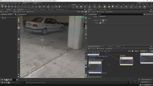 Create Look At constraint in Houdini KineFX смотреть онлайн