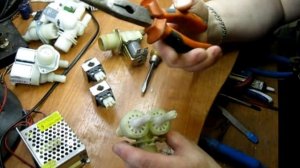Разборка клапана стиральной машины