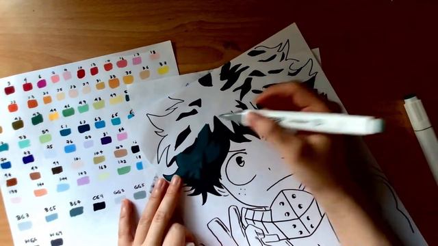 Boku no Hero Academia, Make your own Colouring Book [Speed Drawing and Colouring] смотреть онлайн
