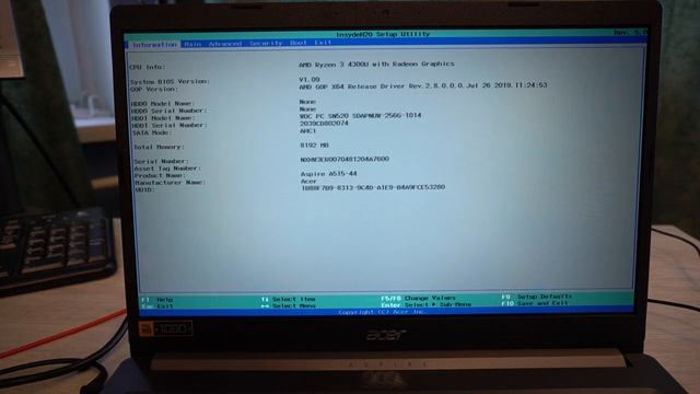 Security Boot Fail - ноутбук ACER - как отключить_ Как загрузиться с флешки_ смотреть онлайн