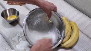 Как взбить белок в пену бананом? Реально?