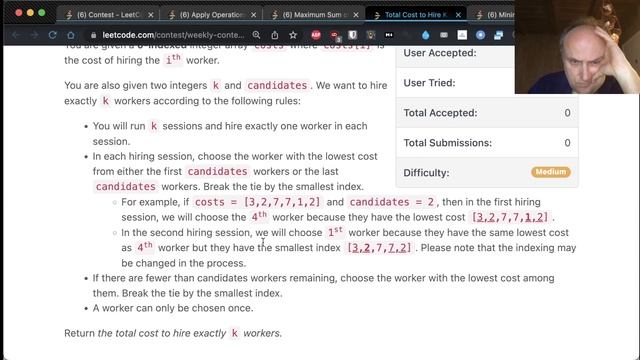 Leetcode Contest 318 in Kotlin (Q1 & Q3 but 21 min late) смотреть онлайн