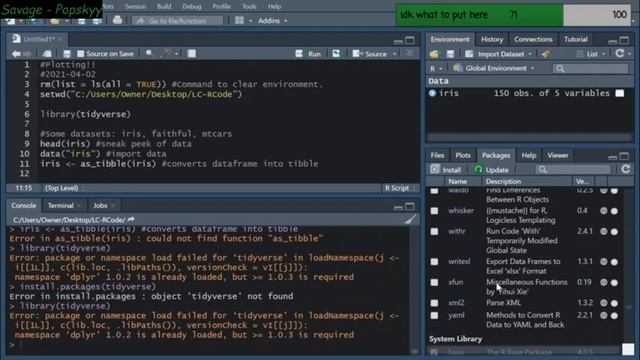 Learning Code: Plotting with R смотреть онлайн