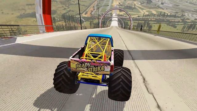 Monster Jam BIGFOOT Monster Trucks Crazy Racing and Crashes - MONSTER TRUCKS ATTACK смотреть онлайн