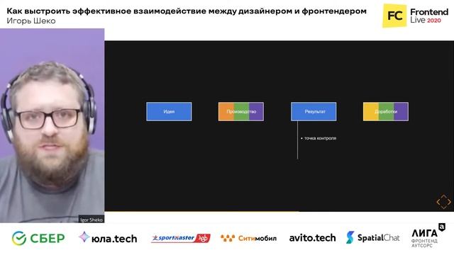 Как выстроить эффективное взаимодействие между дизайнером и фронтенд-разработчиком / Игорь Шеко смотреть онлайн