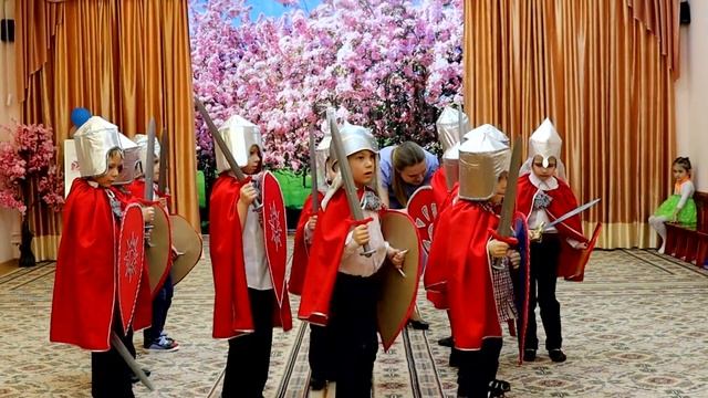 Танец богатырей. Утренник 8 марта смотреть онлайн