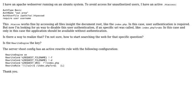 DevOps & SysAdmins: activate htaccess only on specific URI смотреть онлайн