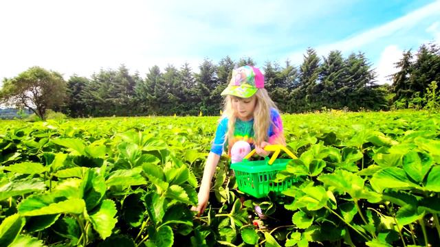 Английский для всех: "Picking Fresh Strawberries at the Farm " Emily's English смотреть онлайн