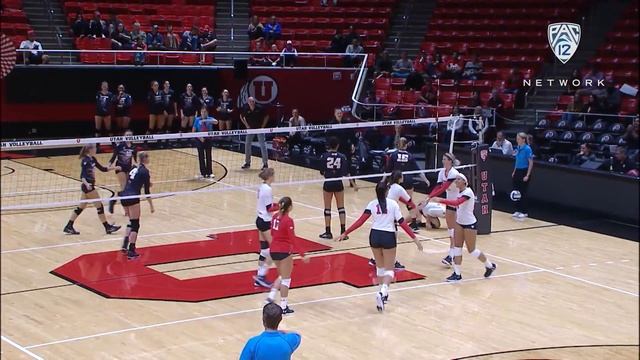 Recap: Carly Trueman leads Utah women's volleyball to 3-0 sweep of Oregon State смотреть онлайн