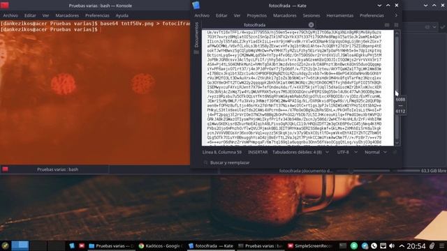 Cifrar fotos | Linux (base64) смотреть онлайн
