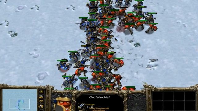 50 Orc Warchief (100 Food) vs 33 Fel Orc Grunt (100 Food) Fully Upgrade 1080p смотреть онлайн