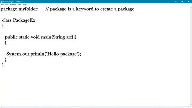 How to create package in JAVA смотреть онлайн