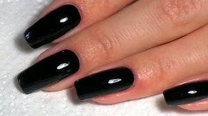 BLACK NAILS - маникюр черное золото