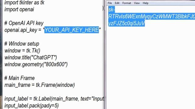 How to create your own chatGPT with openai module in python! смотреть онлайн