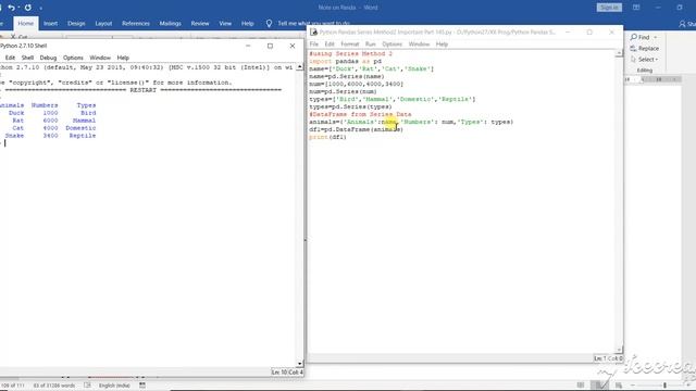 Python Important Series Converted In Dataframe 16 Part 168 смотреть онлайн
