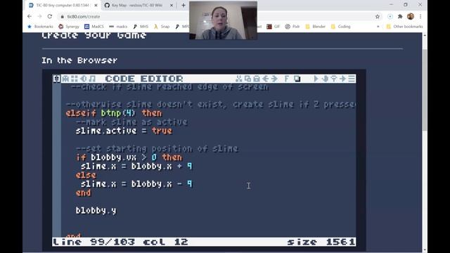TIC-80 Platformer Lesson 6: projectiles смотреть онлайн