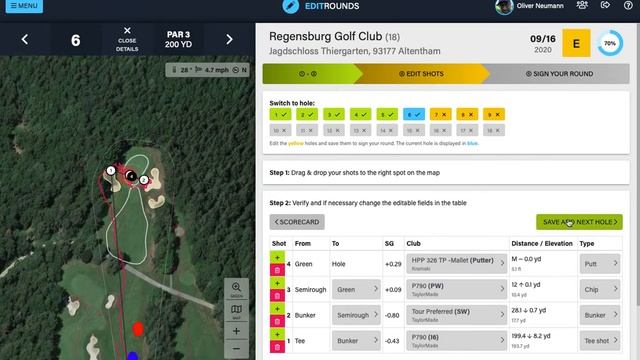 How to edit a round with FORE Golf Game Tracking смотреть онлайн