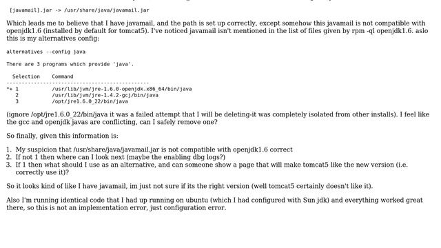 DevOps & SysAdmins: Using javamail under tomcat (centos 5.5) смотреть онлайн