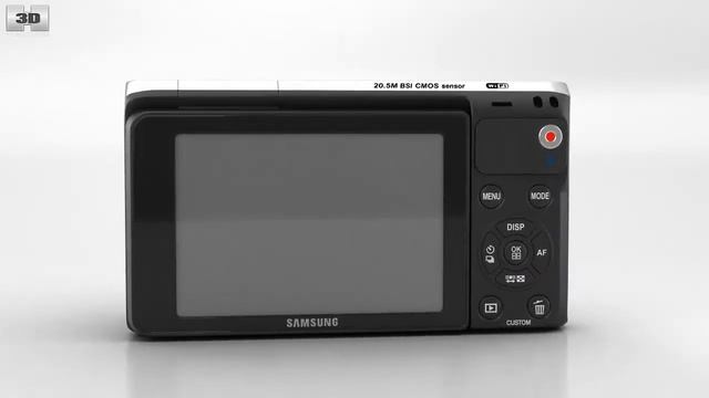 Samsung NX Mini Smart Camera Black by 3D model store Humster3D.com смотреть онлайн