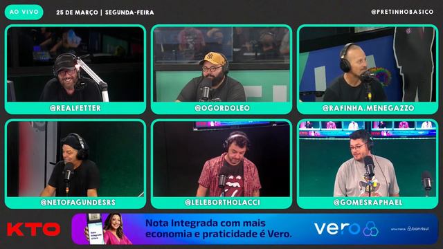 PRETINHO BÁSICO 18H AO VIVO | Rede Atlântida | 25/03 смотреть онлайн