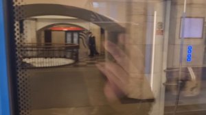 Сокольническся линия метро. Библиотека им. Ленина - Лубянка на 81-765/766/767 «Москва». 9 мая 2024г.