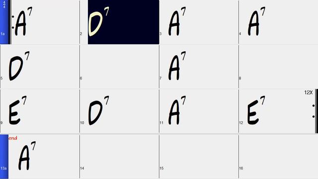 A7 Blues Shuffle Backing Jam Track [ 130bpm ]