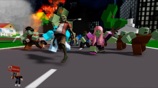 Zombie Zombie Bikin Rusuh Di Brookhaven | Animasi Roblox